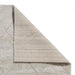 Think Rugs ideal shaggy 80260 silver Grey Living Room Geometric Rug.