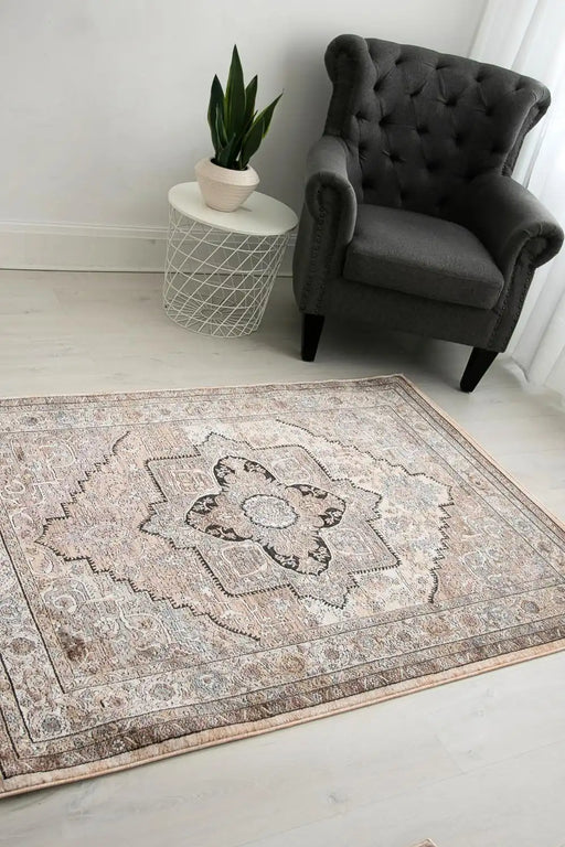Prestige alia 842g5 anthracite grey Grey Living Room  Rug.