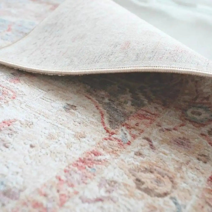 Prestige alia 842gc beige rose Beige, Pink Living Room  Rug.