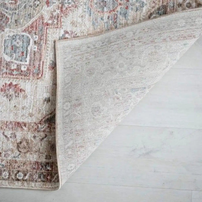 Prestige alia 842gc beige rose Beige, Pink Living Room  Rug.