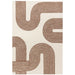 Asiatic matrix asiatic 85 arches amber Ivory, Orange Living Room Wool Rug.