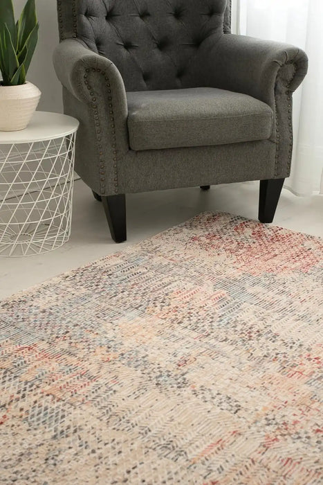 Prestige alia 860gc beige rose Beige, Pink Living Room  Rug.