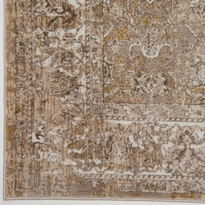 HMC vintage ultimate 865ac ochre Yellow Living Room  Rug.