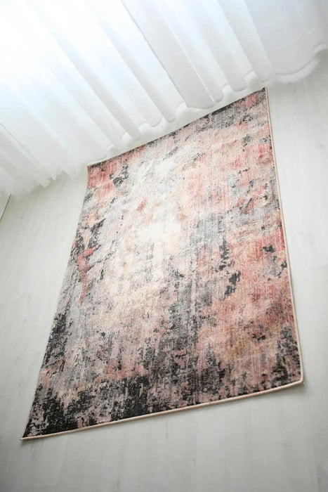 Prestige alia 878al anthracite rose Multicoloured, Pink Living Room  Rug.