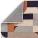 Asiatic matrix asiatic 88 klotski terracotta Multicoloured, Orange Living Room Wool Rug.