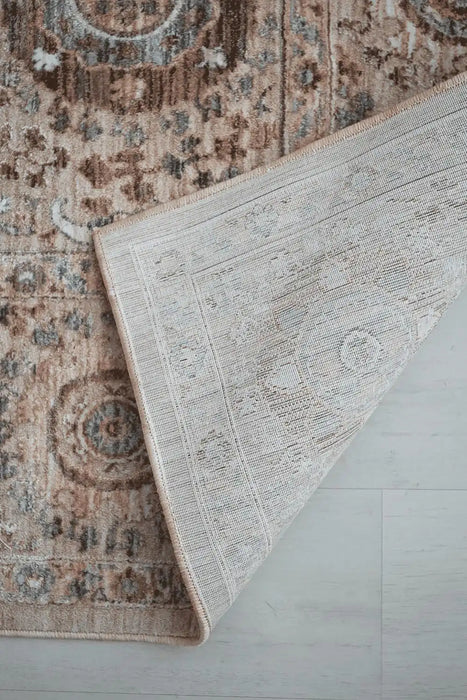 Prestige alia 893gc beige l brown Brown, Beige Living Room  Rug.