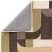 Asiatic matrix asiatic 90 klotski sage Green, Multicoloured Living Room Wool Rug.