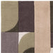 Asiatic matrix asiatic 90 klotski sage Green, Multicoloured Living Room Wool Rug.