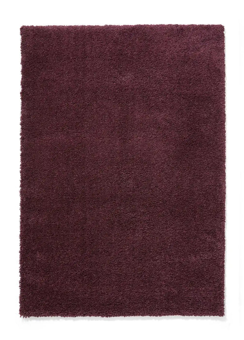 Think Rugs sierra 9000 purple Purple Living Room Shaggy Rug.