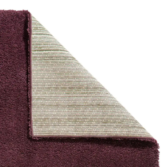 Think Rugs sierra 9000 purple Purple Living Room Shaggy Rug.