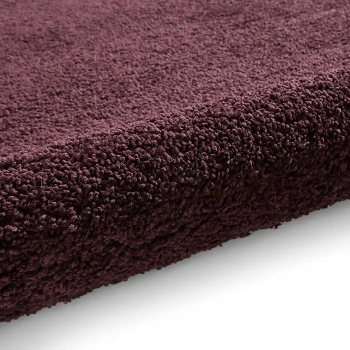 Think Rugs sierra 9000 purple Purple Living Room Shaggy Rug.