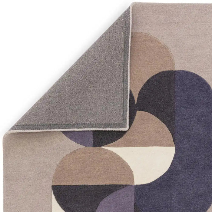 Asiatic matrix asiatic 92 statement light grey Grey, Multicoloured Living Room Wool Rug.