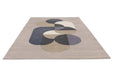 Asiatic matrix asiatic 92 statement light grey Grey, Multicoloured Living Room Wool Rug.