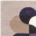 Asiatic matrix asiatic 92 statement light grey Grey, Multicoloured Living Room Wool Rug.