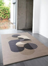 Asiatic matrix asiatic 92 statement light grey Grey, Multicoloured Living Room Wool Rug.