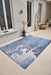 Louis de Poortere cities 9314 tokyo conductive blue Blue, Cream Living Room  Rug.