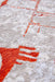 Louis de Poortere cities 9323 amsterdam orange cut Grey, Orange Living Room  Rug.