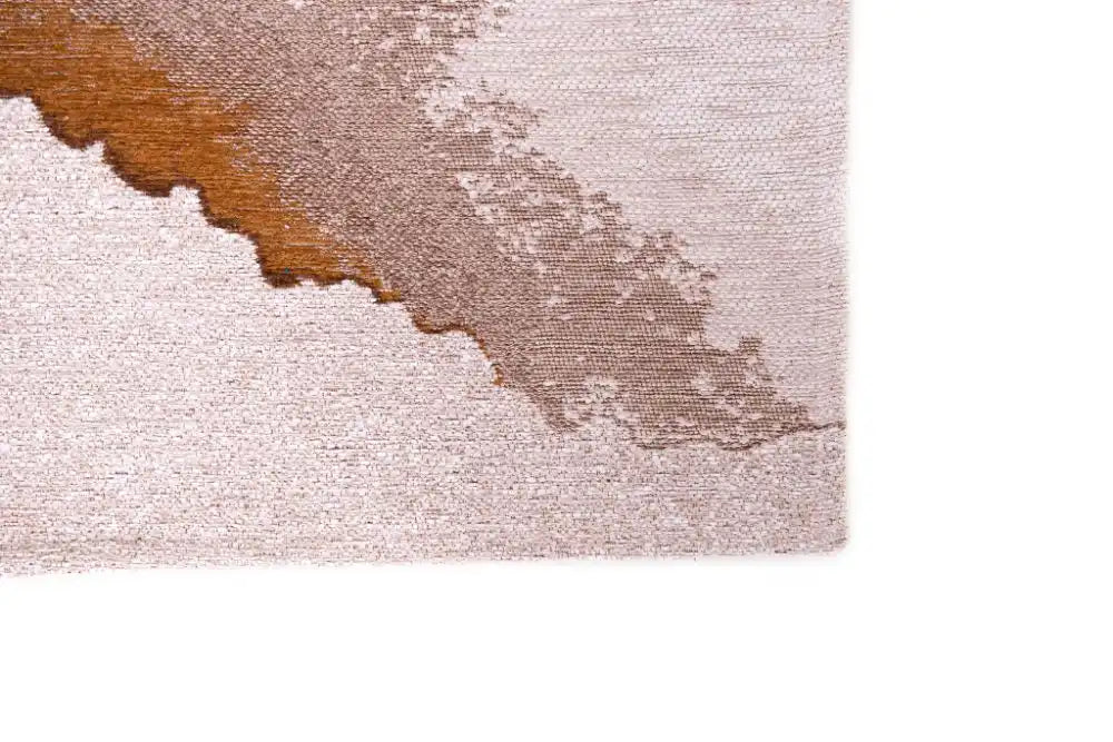 Louis de Poortere lagoon 9326 lagoon chestnut Brown, Ivory Living Room Flat Weave Rug.