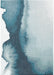 Louis de Poortere lagoon 9332 lagoon inkjet Blue, Ivory Living Room Flat Weave Rug.