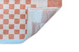 Louis de Poortere chess 9341 chess nude Orange, Cream Living Room  Rug.
