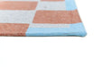 Louis de Poortere chess 9341 chess nude Orange, Cream Living Room  Rug.