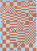 Louis de Poortere chess 9341 chess nude Orange, Cream Living Room  Rug.