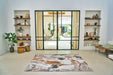 Louis de Poortere fresque 9344 fresque middle of Multicoloured, Cream Living Room  Rug.