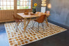 Louis de Poortere cobblestone 9346 peach party Orange, Cream Living Room  Rug.
