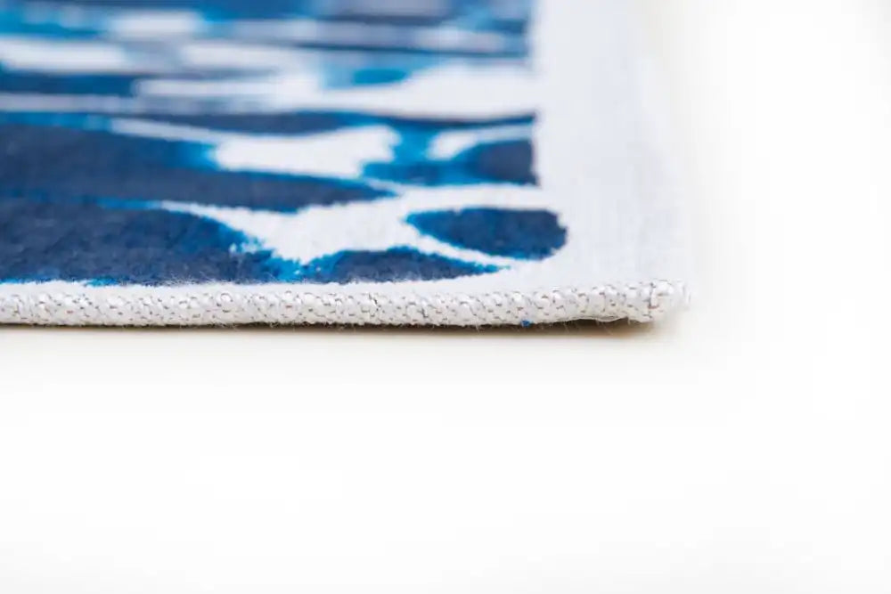 Louis de Poortere swim 9351 swim surf Blue Living Room Flat Weave Rug.