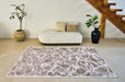 Louis de Poortere swim 9353 swim grit Beige Living Room Flat Weave Rug.