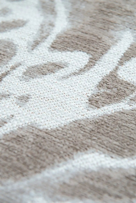 Louis de Poortere swim 9353 swim grit Beige Living Room Flat Weave Rug.