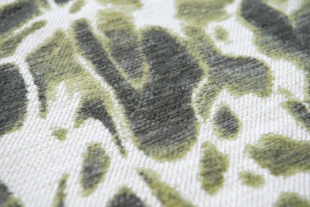 Louis de Poortere swim 9354 swim river Green Living Room Flat Weave Rug.