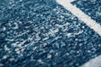 Louis de Poortere lucia 9355 lucia ice blue Blue, Ivory Living Room Geometric Rug.