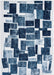 Louis de Poortere lucia 9355 lucia ice blue Blue, Ivory Living Room Geometric Rug.