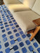 Louis de Poortere cobblestone 9356 amparo blues Blue, Cream Living Room  Rug.