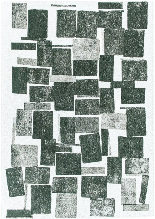 Louis de Poortere lucia 9356 lucia sycamore Green, Ivory Living Room Geometric Rug.
