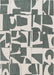 Louis de Poortere papercut 9361 papercut sea spray Green, Ivory Living Room Geometric Rug.