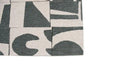 Louis de Poortere papercut 9361 papercut sea spray Green, Ivory Living Room Geometric Rug.