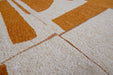 Louis de Poortere papercut 9367 papercut curry Yellow, Ivory Living Room Geometric Rug.