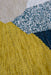 Louis de Poortere shapes 9369 shapes duck song Blue, Yellow, Multicoloured Living Room Geometric Rug.