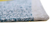 Louis de Poortere shapes 9369 shapes duck song Blue, Yellow, Multicoloured Living Room Geometric Rug.