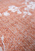 Louis de Poortere sakura 9371 sakura copper pink Pink Living Room Floral Rug.