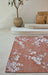 Louis de Poortere sakura 9371 sakura copper pink Pink Living Room Floral Rug.