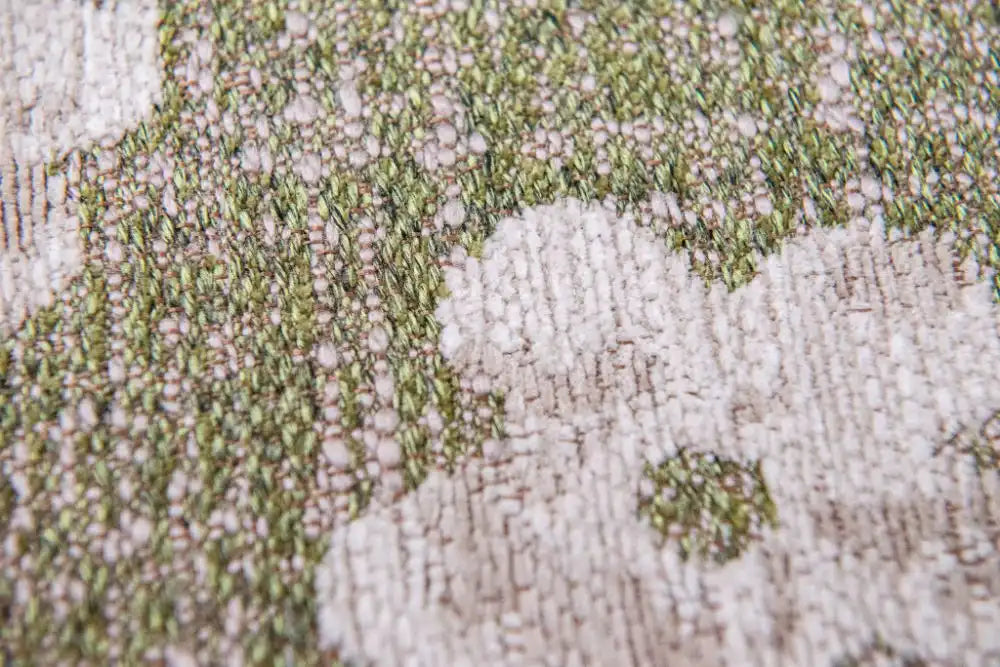 Louis de Poortere sakura 9372 sakura wet garden Green Living Room Floral Rug.