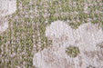 Louis de Poortere sakura 9372 sakura wet garden Green Living Room Floral Rug.