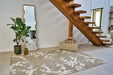 Louis de Poortere sakura 9372 sakura wet garden Green Living Room Floral Rug.