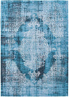 Louis de Poortere kirman 9374 kirman storm Blue Living Room  Rug.
