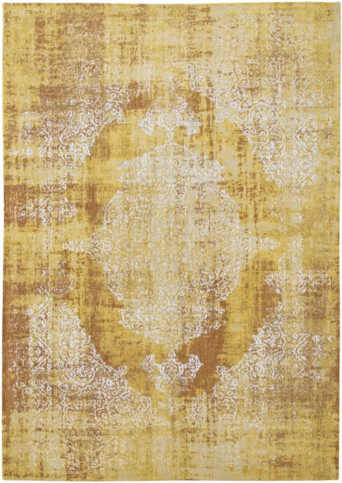 Louis de Poortere kirman 9377 kirmman sunwax Yellow Living Room  Rug.