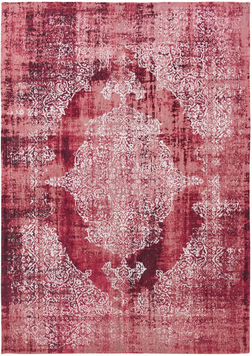 Louis de Poortere kirman 9378 kirman margaux Red Living Room  Rug.