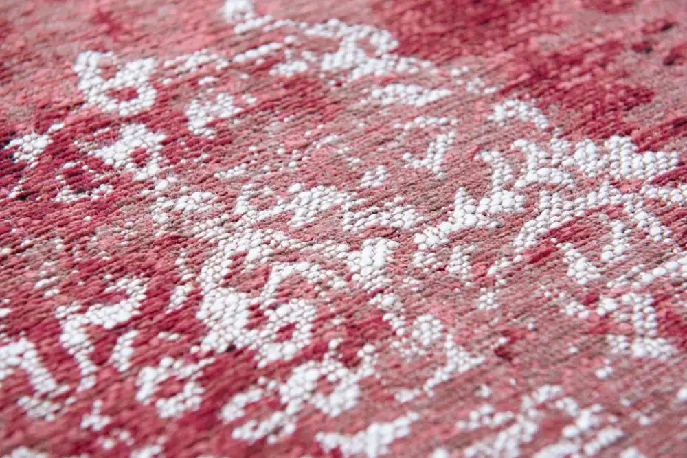 Louis de Poortere kirman 9378 kirman margaux Red Living Room  Rug.